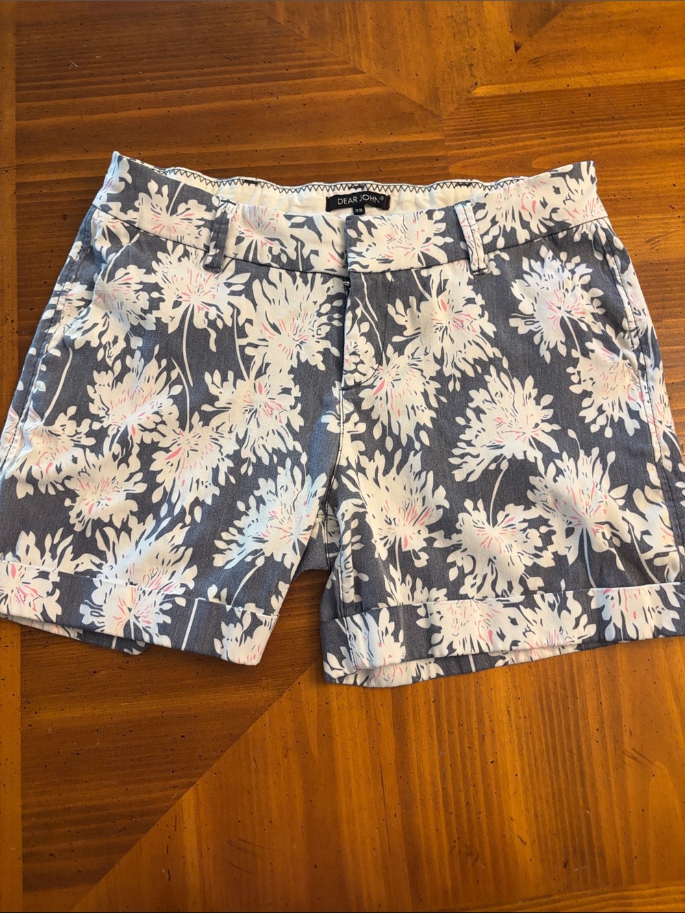 Dear John Navy Floral Shorts